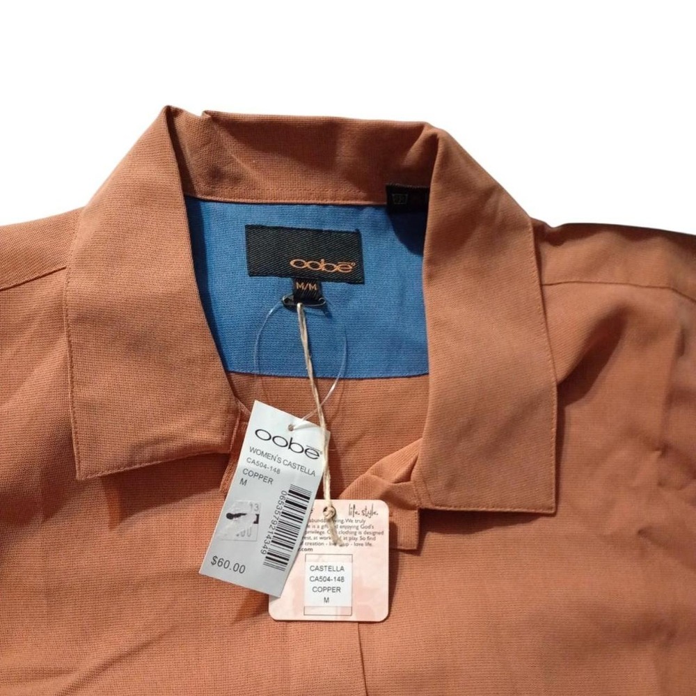 Aobe Castella Copper Shirt Size‎ M Brand new with tags